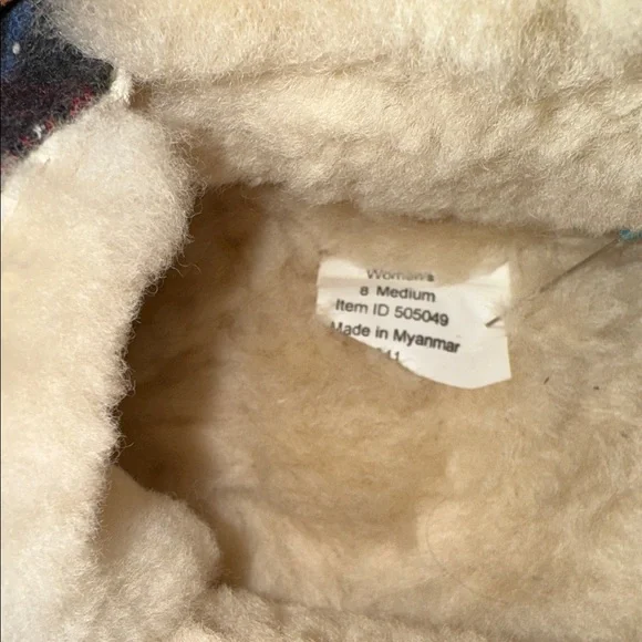 LLBean Women's Wicked Good Moccasins, Plaid - Picture 9 of 9